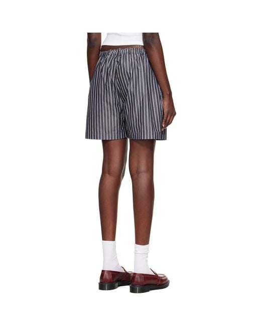 Willy Chavarria Blue Willy Woven Boxer Shorts