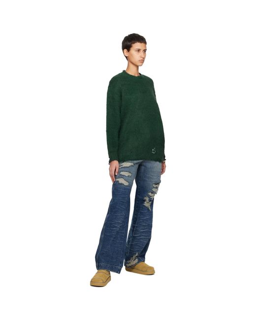Pull Rous Vert Adererror en coloris Green