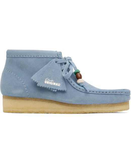 Clarks Blue Wallabee Boots