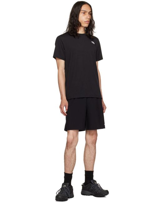 The North Face Black Wander T-shirt for Men | Lyst