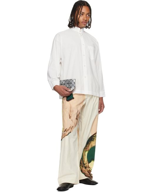 Issey Miyake Metallic Prism Pouch for men