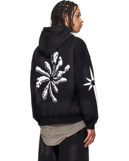 Pull À Capuche Noir À Images De Style Origami Kusikohc pour homme en coloris Black