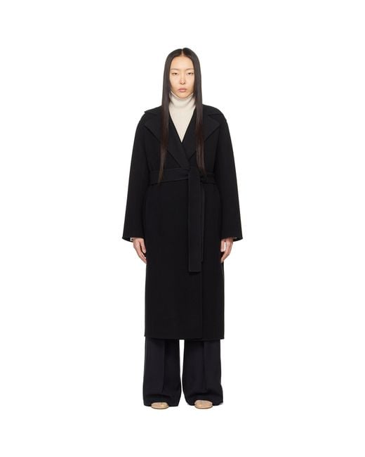 The Row Black Malika Coat