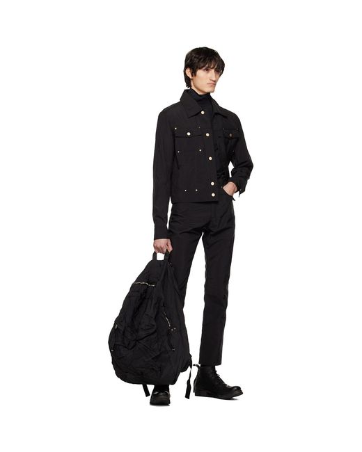 KANGHYUK Black Ssense Exclusive Airbag Trousers for men