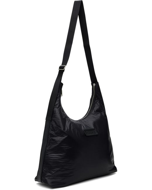 メンズ MM6 by Maison Margiela クランチドナイロン ショルダーバッグ 