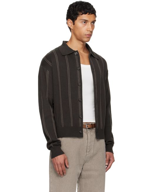 mfpen Black Formal Cardigan for men