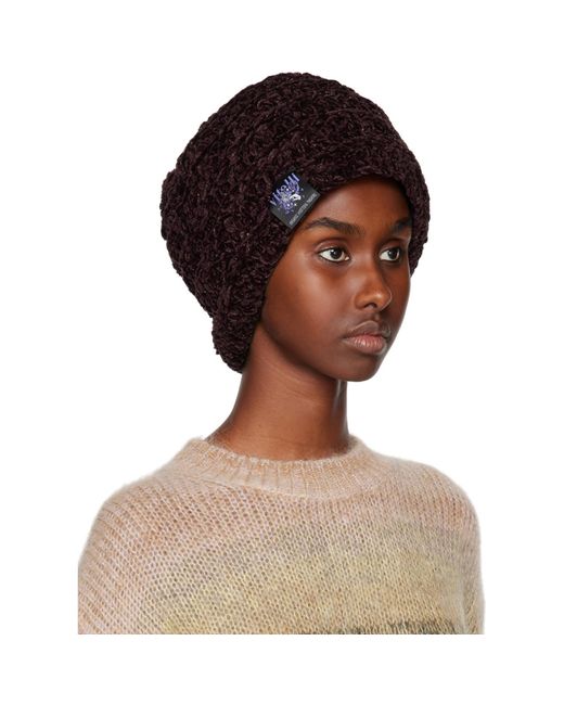 VITELLI Brown Ssense Exclusive Accordion Beanie