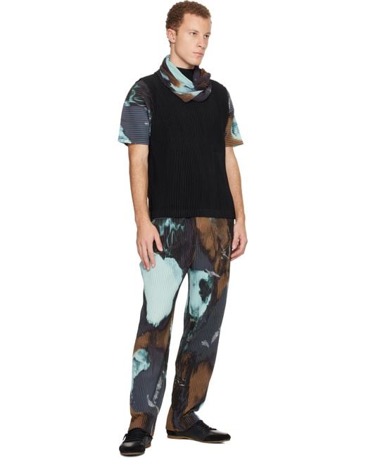 Homme Plissé Issey Miyake Men's Black Agate Scarf