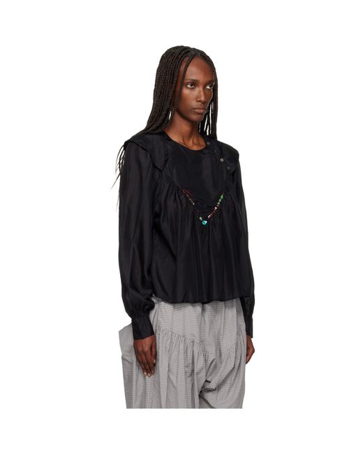 SC103 Black Prince Blouse