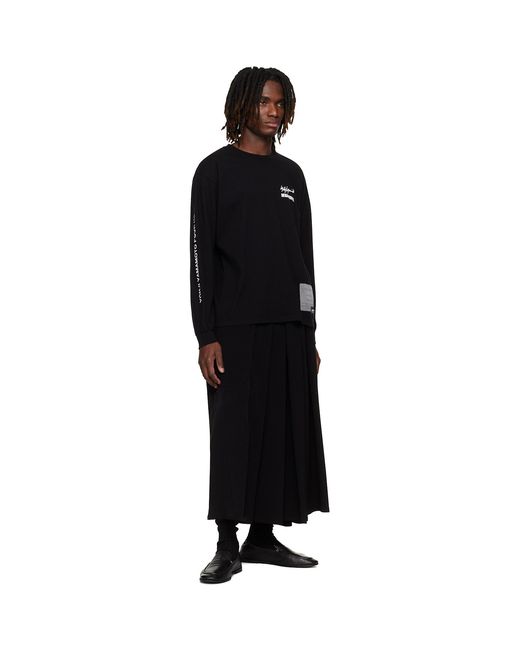 Yohji Yamamoto Black Neighborhood Edition Ls T-shirt for men