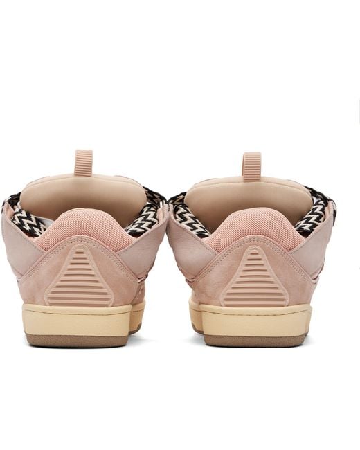 Lanvin Pink Curb Sneakers for men