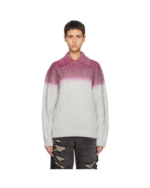 Adererror Gray Rowy Sweater