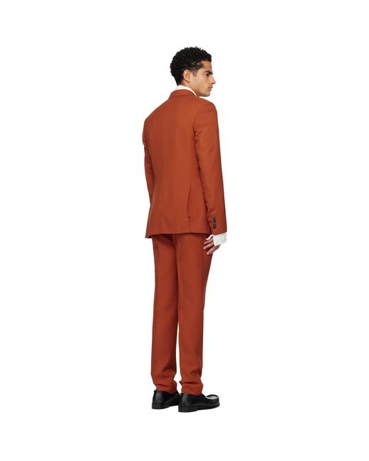 Dries Van Noten Black Single-Breasted Suit for men