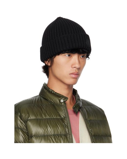 Moncler Green Wool Beanie for men