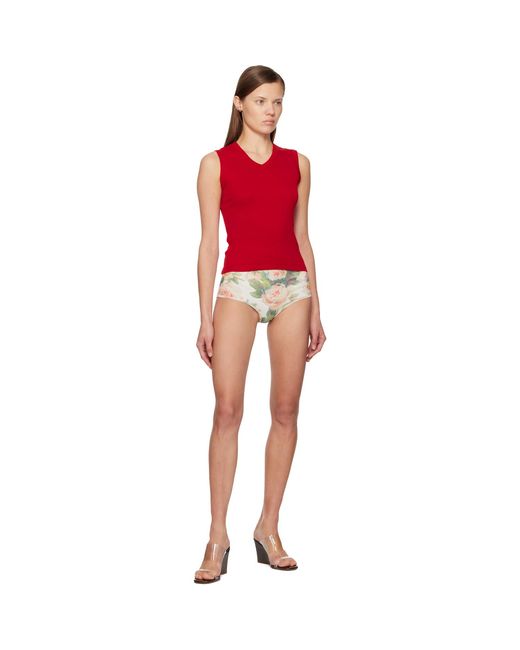 Flore Flore Red Jill Tank Top