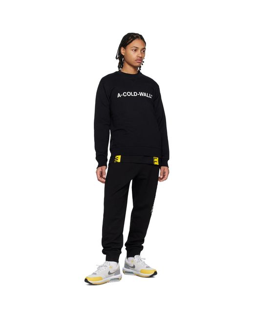A_COLD_WALL* Black Logo Sweatpants for men