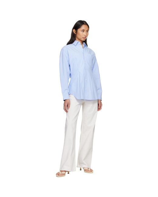 Agolde Blue Cinch Shirt