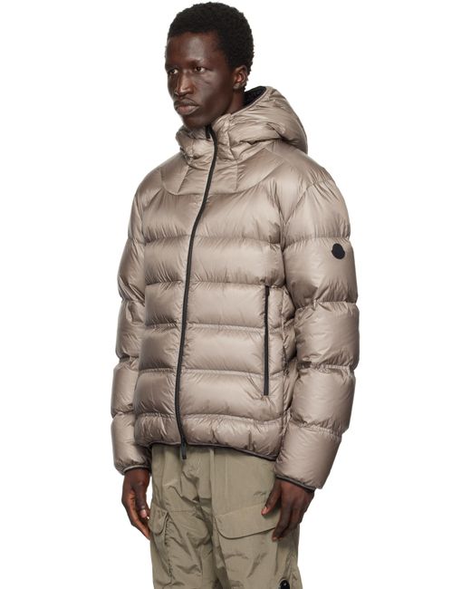メンズ Moncler ベージュ Viani ダウンジャケット Natural