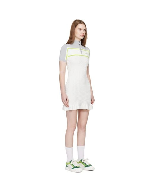 Casablanca Black Tennis Polo Minidress