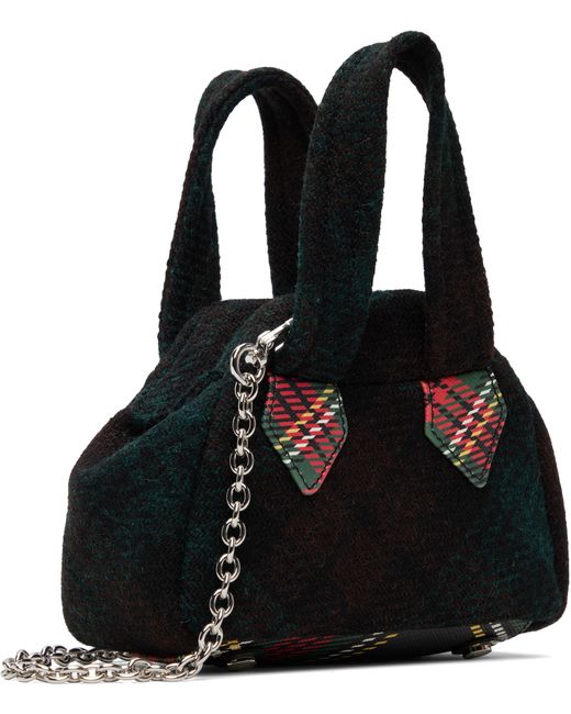 Vivienne Westwood Black Archive Mini Yasmine Bag