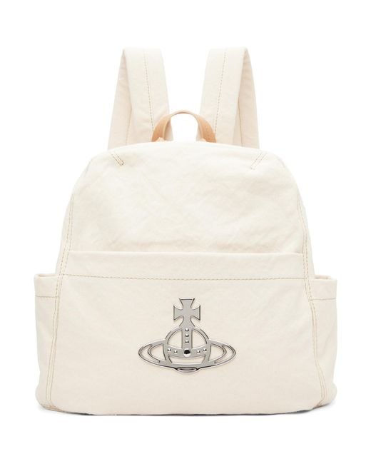 Vivienne Westwood Natural George Medium Backpack