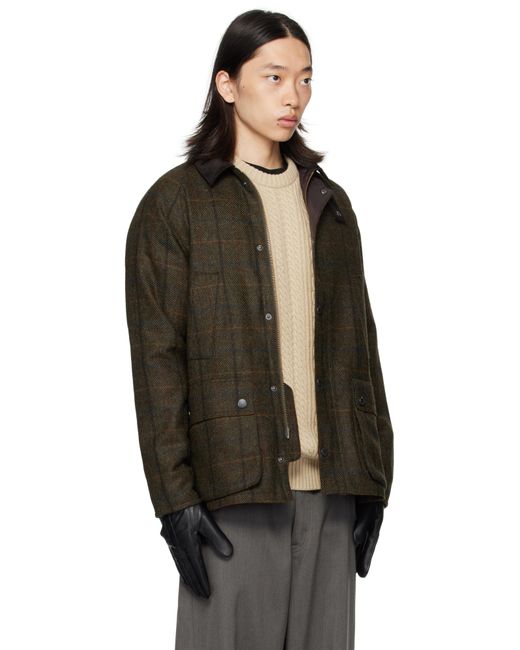 Blouson Bedale Kaki En Laine À Carreaux Barbour pour homme en coloris Black