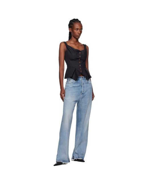 Vivienne Westwood Black Monday Vest Top