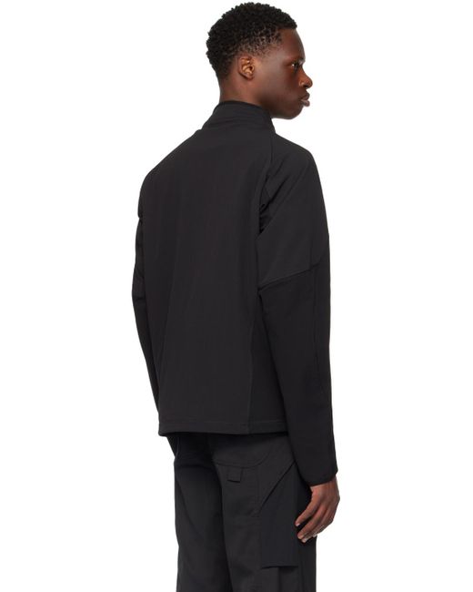 Roa Black Softshell Jacket for men