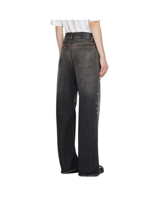Acne Black 2021F Regular Fit Jeans