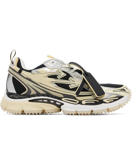 Off-White c/o Virgil Abloh Black 'Be Right Back' Glow-In-The-Dark Sneakers for men