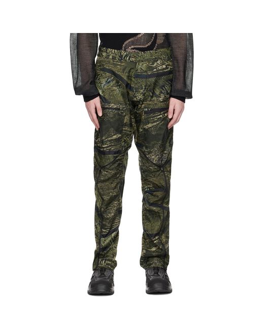 OLLY SHINDER Black Khaki Convertible Cargo Pants for men