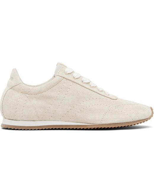 Totême Black Off- Flex Suede Sneakers