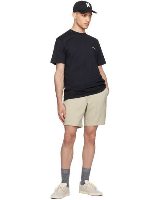 Norse Projects Black Johannes T-shirt for men