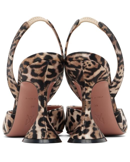 AMINA MUADDI Black Holli Sling 95 Heels