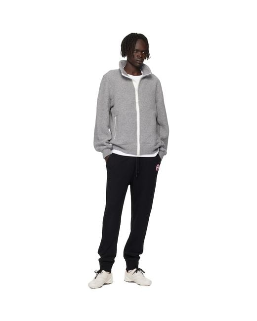 Canada Goose Black Kind Fleece Humanature Lawson Jacket for men