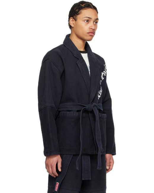 KENZO Blue Navy Paris Verdy Edition Workwear Jacket for men