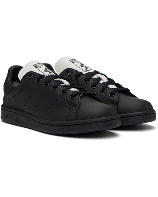 Yohji Yamamoto Black & White Adidas Originals Edition Stan Smith Sneakers for men