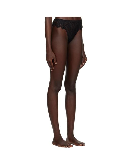 Dolce & Gabbana Black Floral Briefs