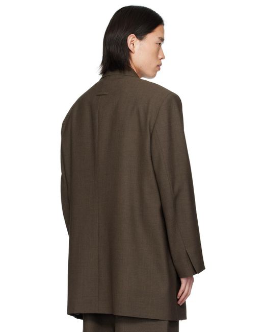 Fear Of God Brown Double-Breasted Blazer for men