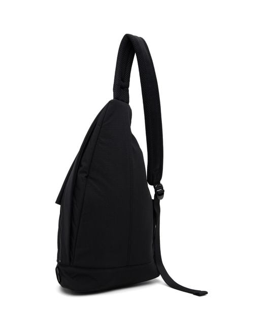 Y-3 Black Utility Sling Bag for men