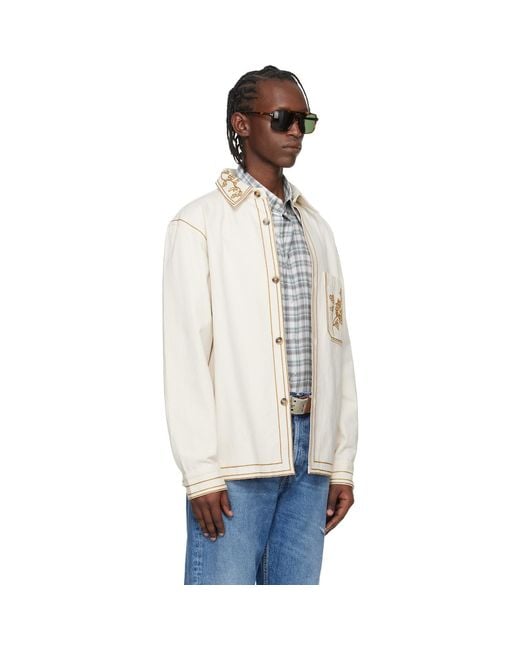 Isabel Marant Natural Off- Rudy Overshirt for men
