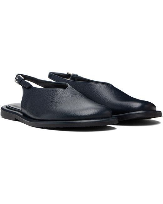 Studio Nicholson Black Paley Leather Loafers