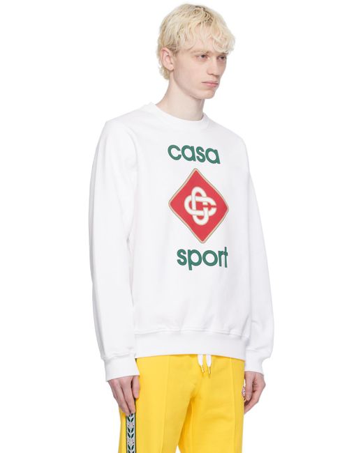 Casablancabrand Gray 'casa Sport' Icon Sweatshirt for men