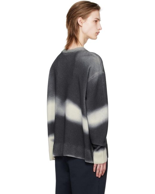 A_COLD_WALL* * Black & White Gradient Sweater for men