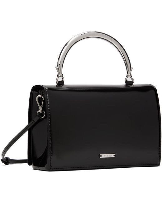 Staud Black Arc Evening Bag