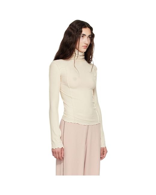 Baserange Natural Off- Omato Turtleneck