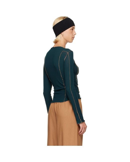 Baserange Blue Omato Long Sleeved T-Shirt