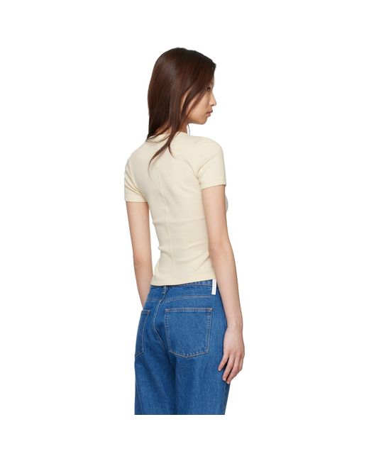 Flore Flore Blue Off- Car T-Shirt