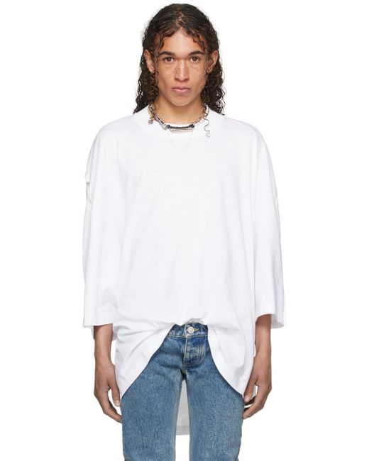 Jean Paul Gaultier White Shayne Oliver Edition T-Shirt for men