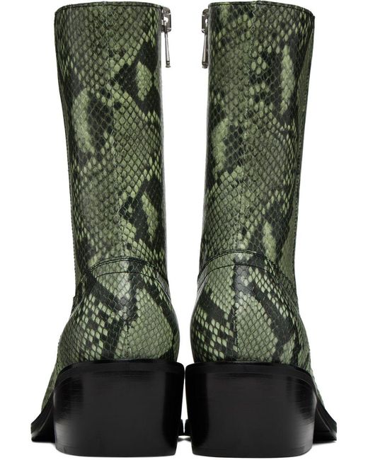 dries van noten snake boots